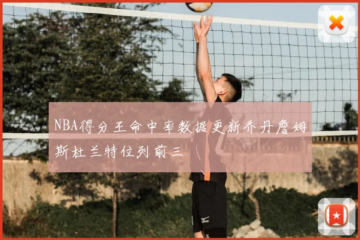 NBA得分王命中率数据更新乔丹詹姆斯杜兰特位列前三